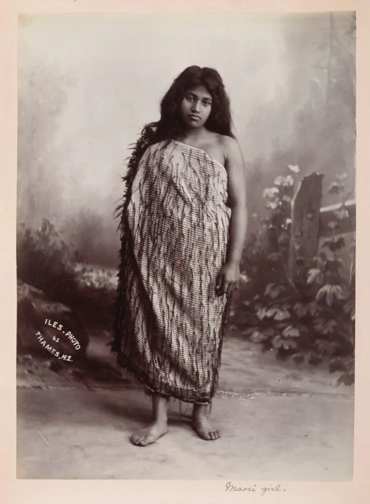 Maori girl. From the album: Frances Fenwick's Album of New Zealand views
