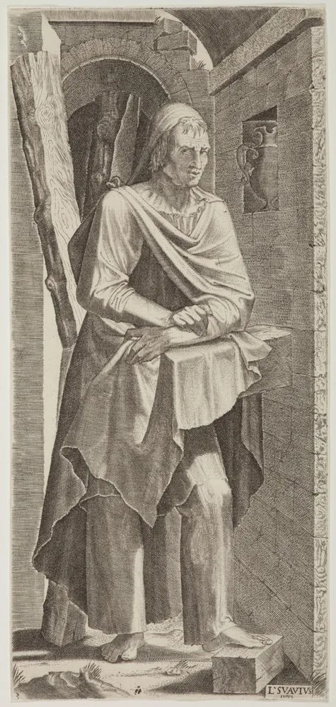 St Andrew. Plate 3. From: Christ and the Apostles.