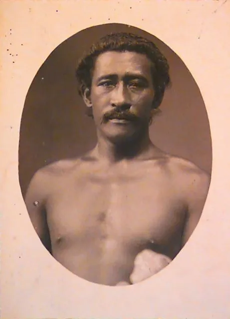 Moustached Samoan Man