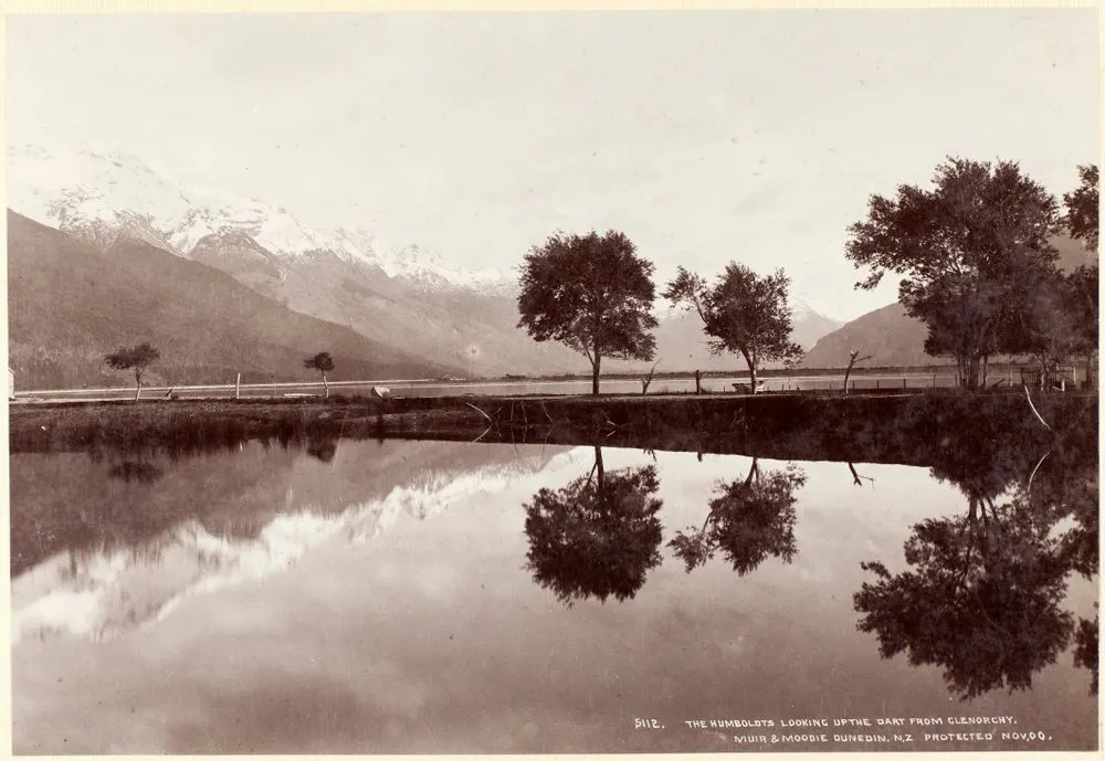 The Humboldts looking up the Dart from Glenorchy