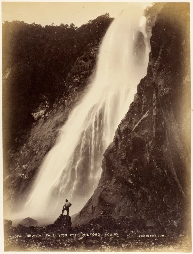Bowen Fall (540 feet) - Milford Sound. From the album: N.Z. Scenery