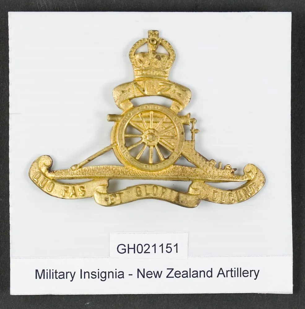 Military Insignia - New Zealand Artillery