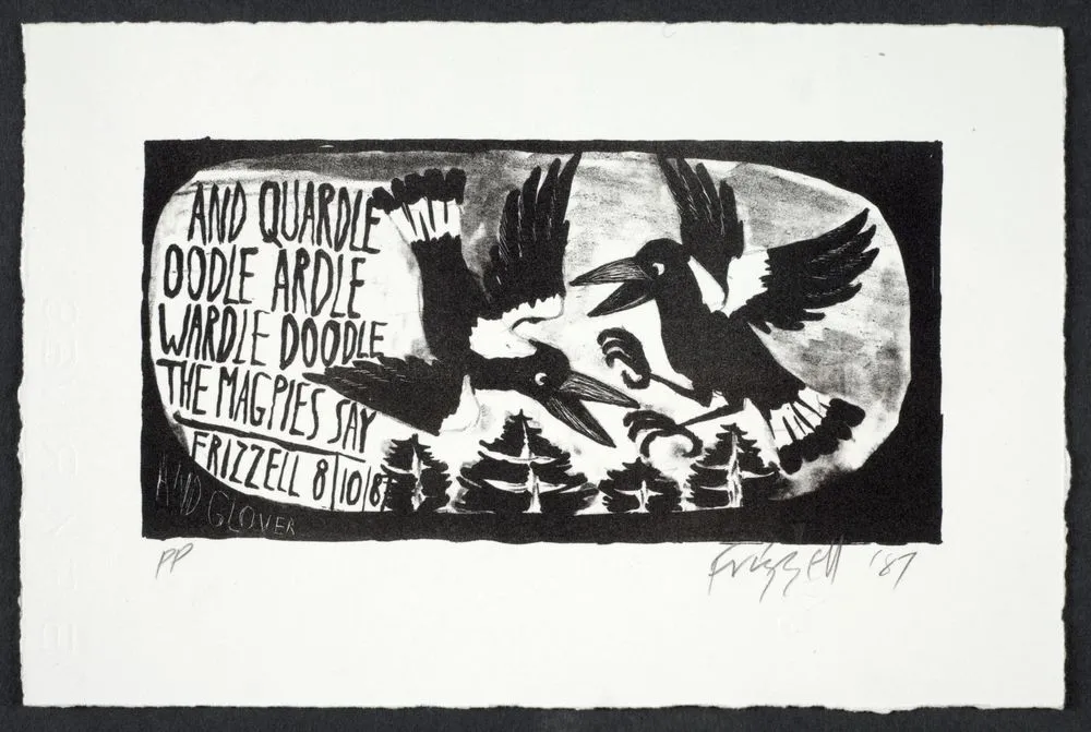 And quardle oodle ardle wardle doodle the magpies say I
