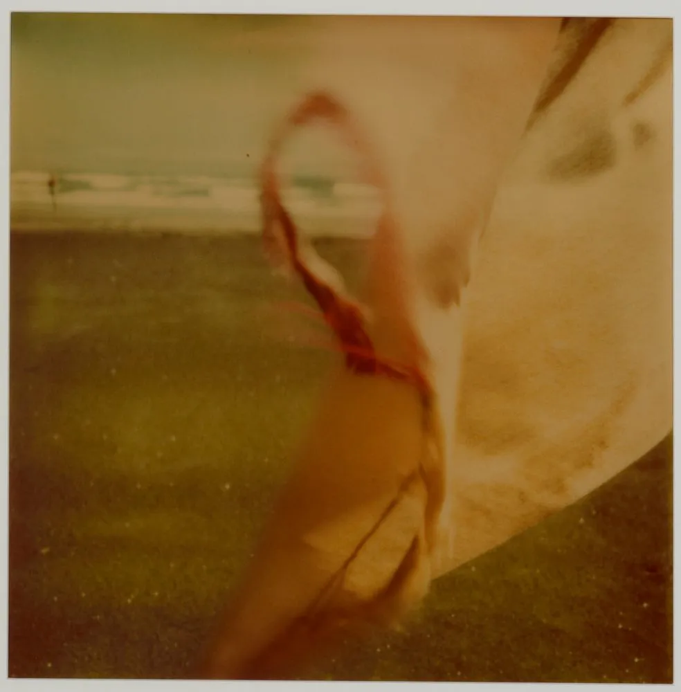 Beach flags triptych