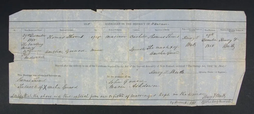 Marriage Certificate