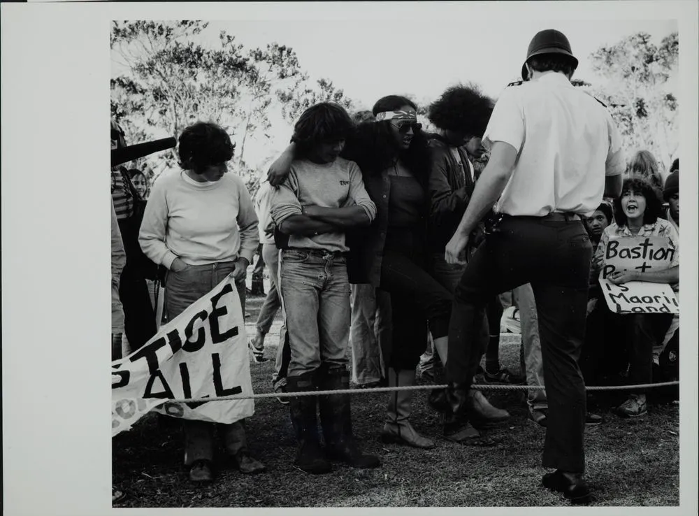 Maori Land Occupation, Bastion Point.