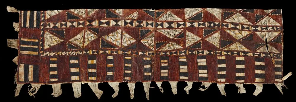 Siapo mamanu (tapa cloth)