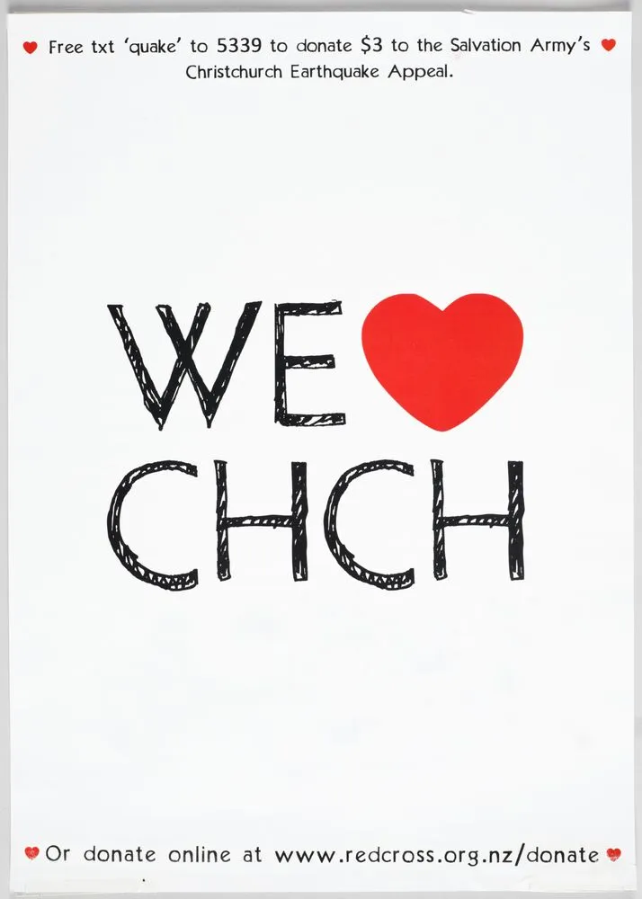 Poster, 'We Love CHCH'