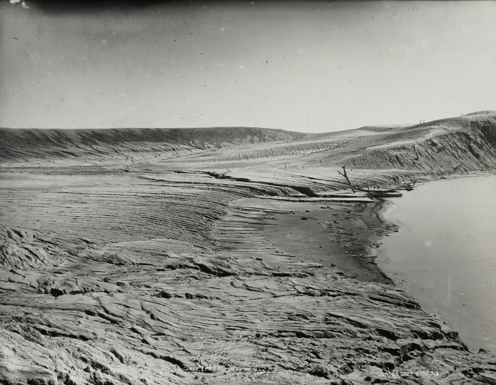 The site of the destroyed village of Moura, Tarawera