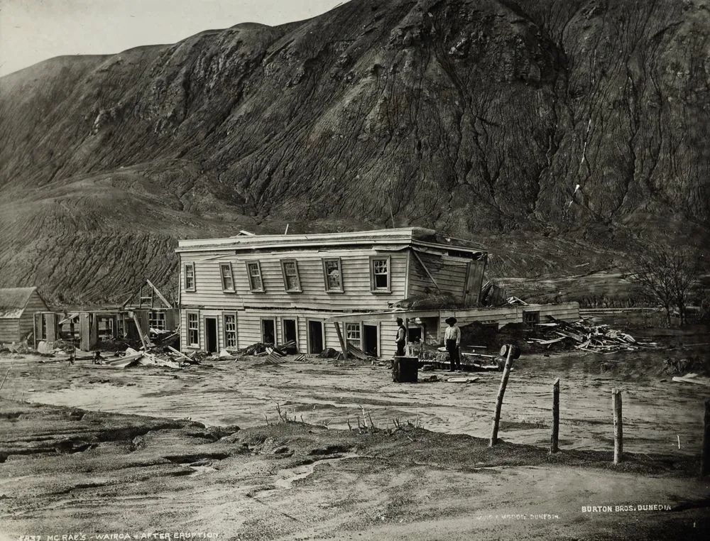 McRae's, Wairoa, after eruption