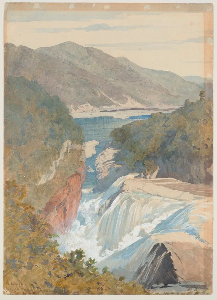 Te Reinga, Falls of the Wairoa. Hawke's Bay