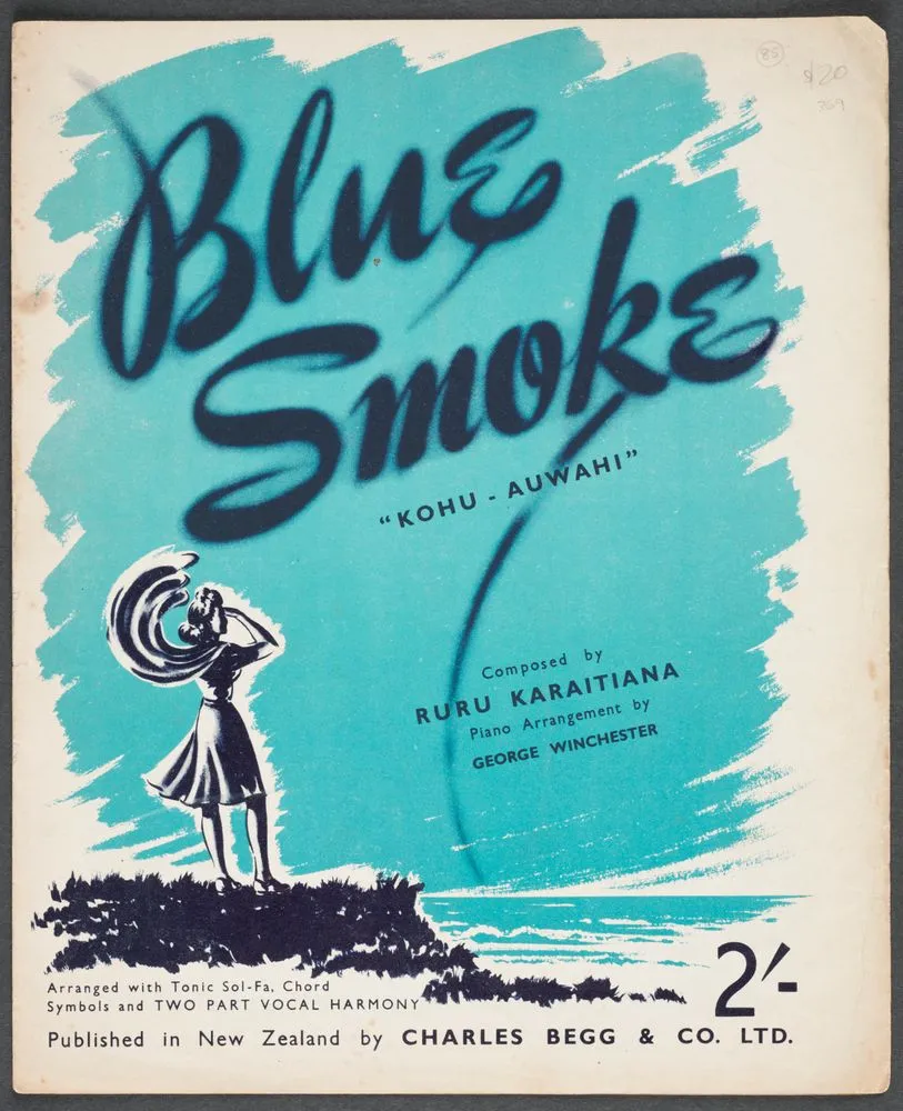 'Blue Smoke / Kohu-Auwahi' sheet music