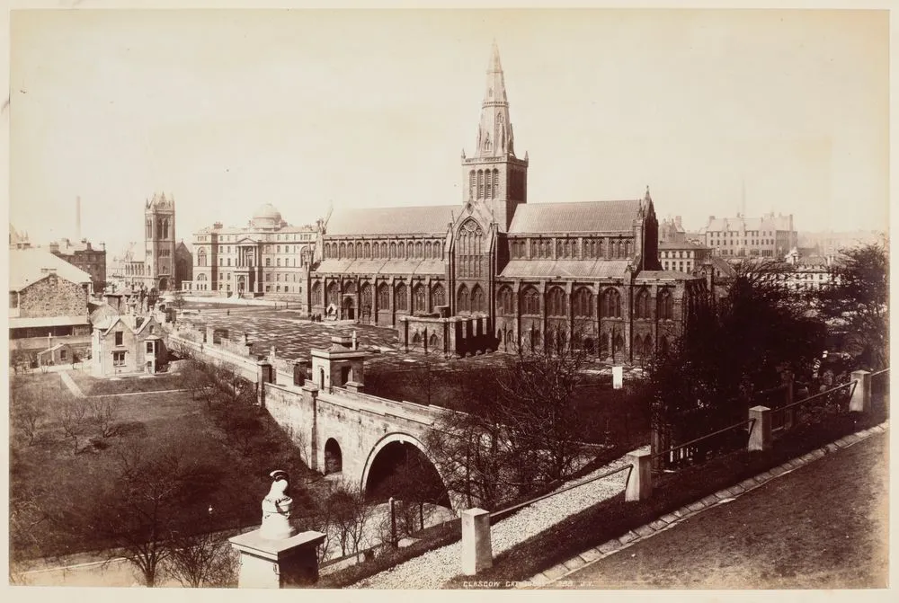 Glasgow Cathedral. From the album: "Photographs" album of Scottish Scenery