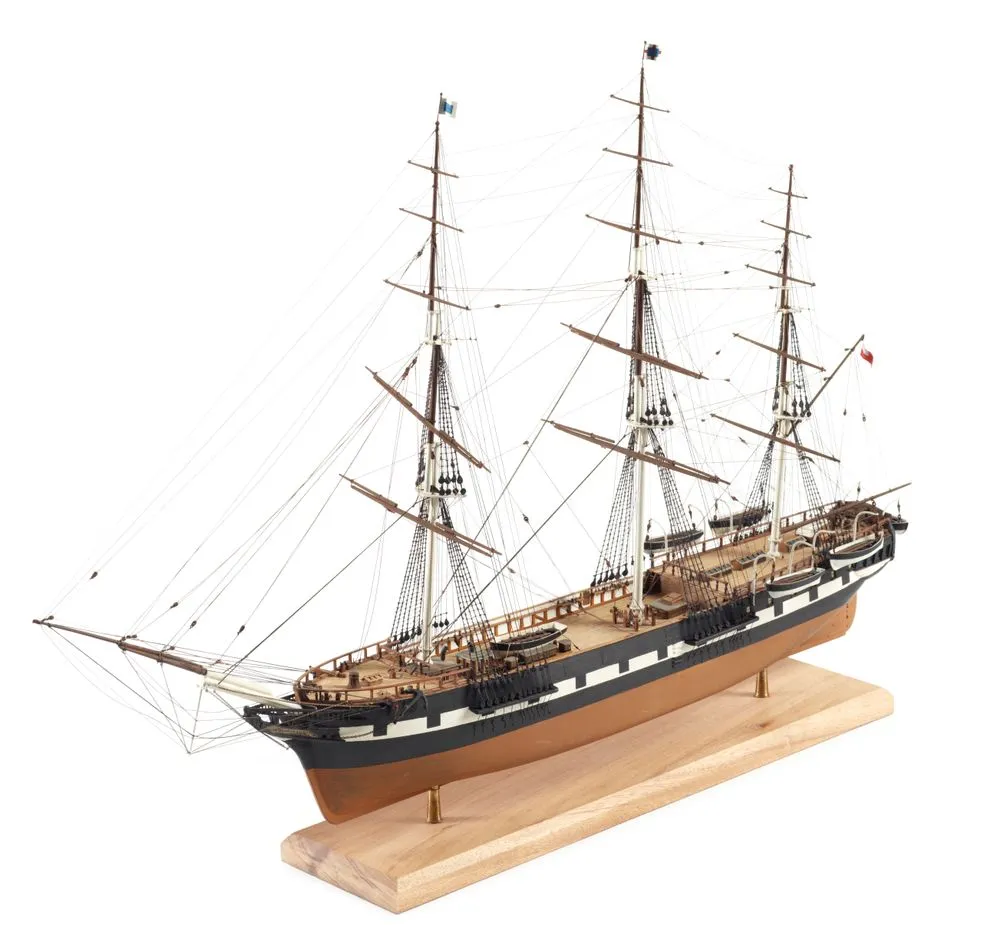 Model sailing ship HMS "Endymion"