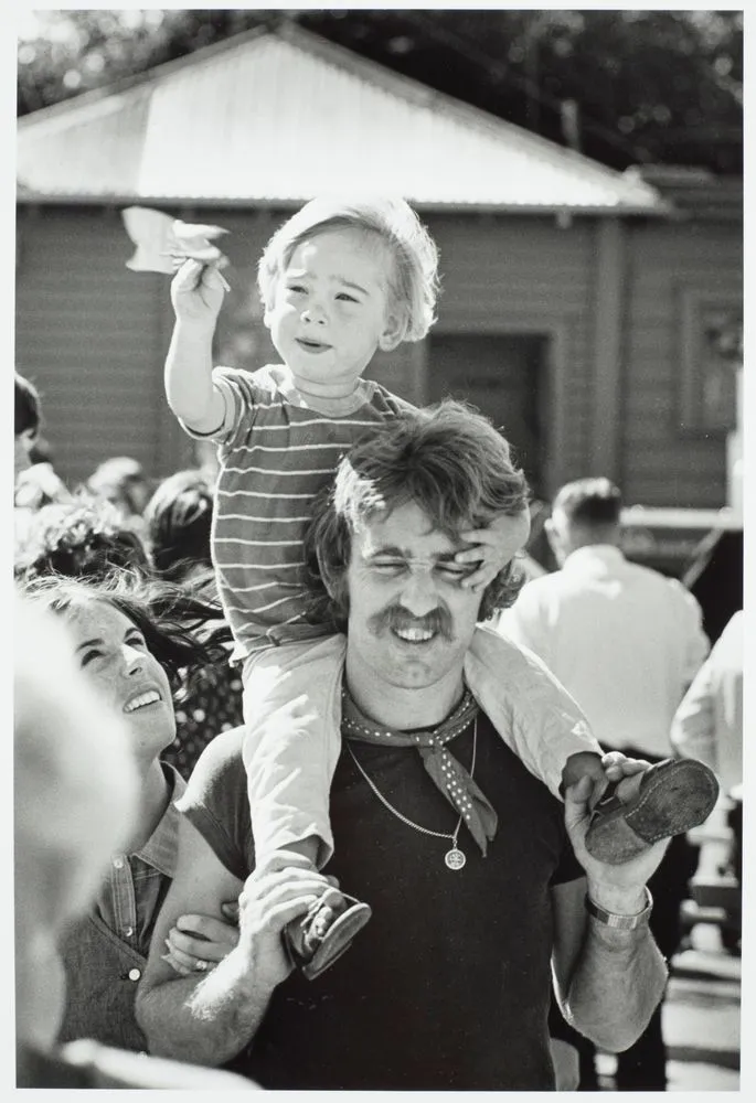 Judy, Dick and Josh Frizzell at the Easter Show, Auckland