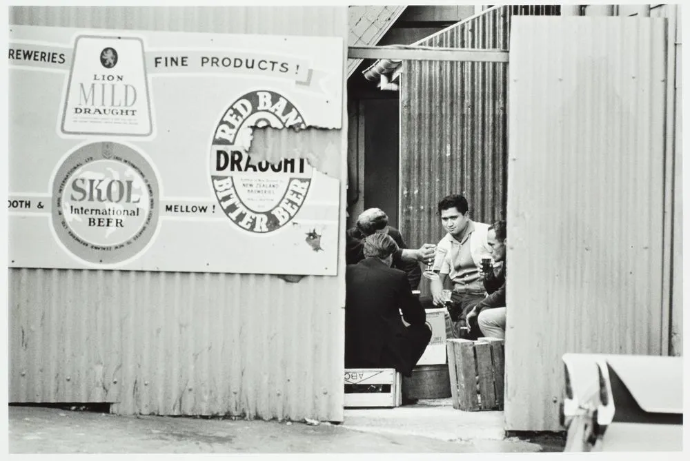 Beer garden, Molesworth Street, Wellington