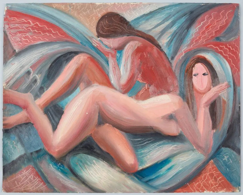Untitled [naked female fiigures]