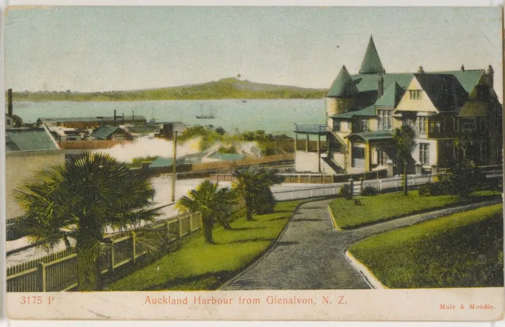 Auckland Harbour from Glenalvon, New Zealand