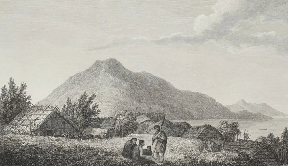 The inside of a hippah in New Zealand
