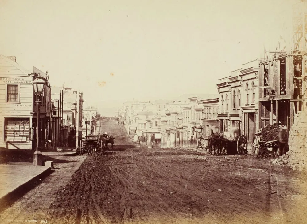 Princes St, Dunedin, 1863