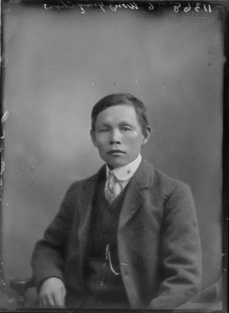 Portrait of a man, inscribed [?]' Wong Young Chow'