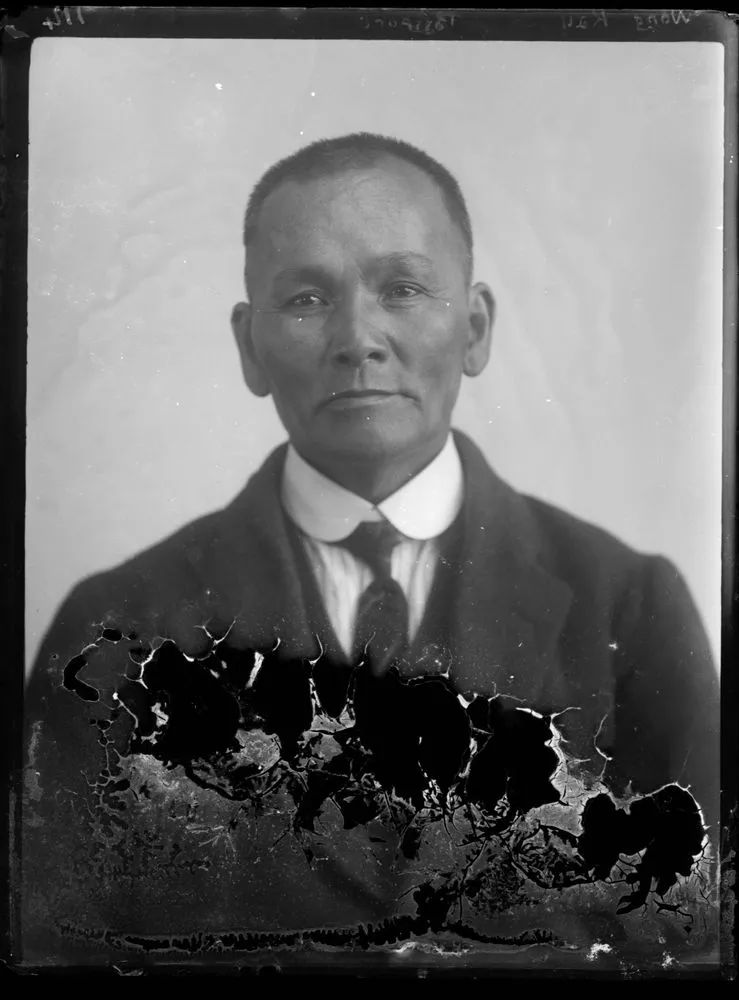 Man, inscribed Wong Kee, Passport