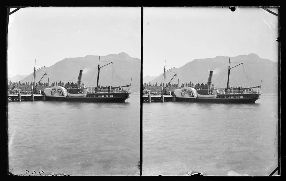 Queenstown, "Mountaineer" at jetty