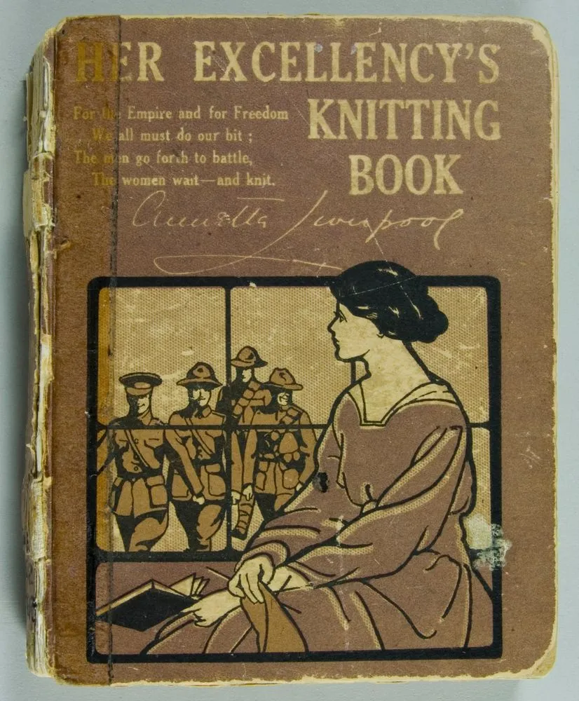 Knitting pattern book, 'Her Excellency's Knitting Book'