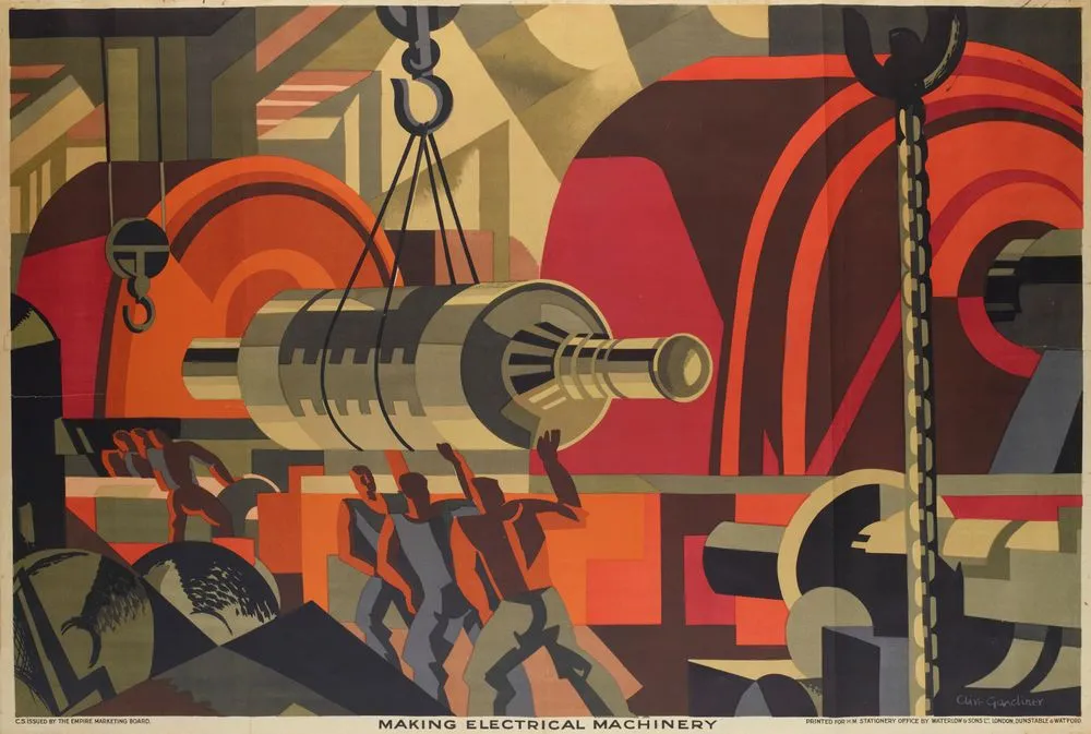 Poster, 'Making Electrical Machinery'