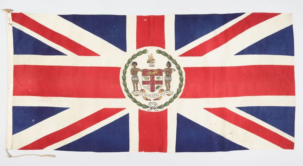 Flag (Union Jack flag with Fijian crest)