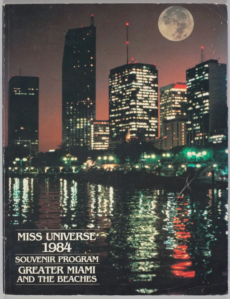 Miss Universe 1984 Souvenir Program