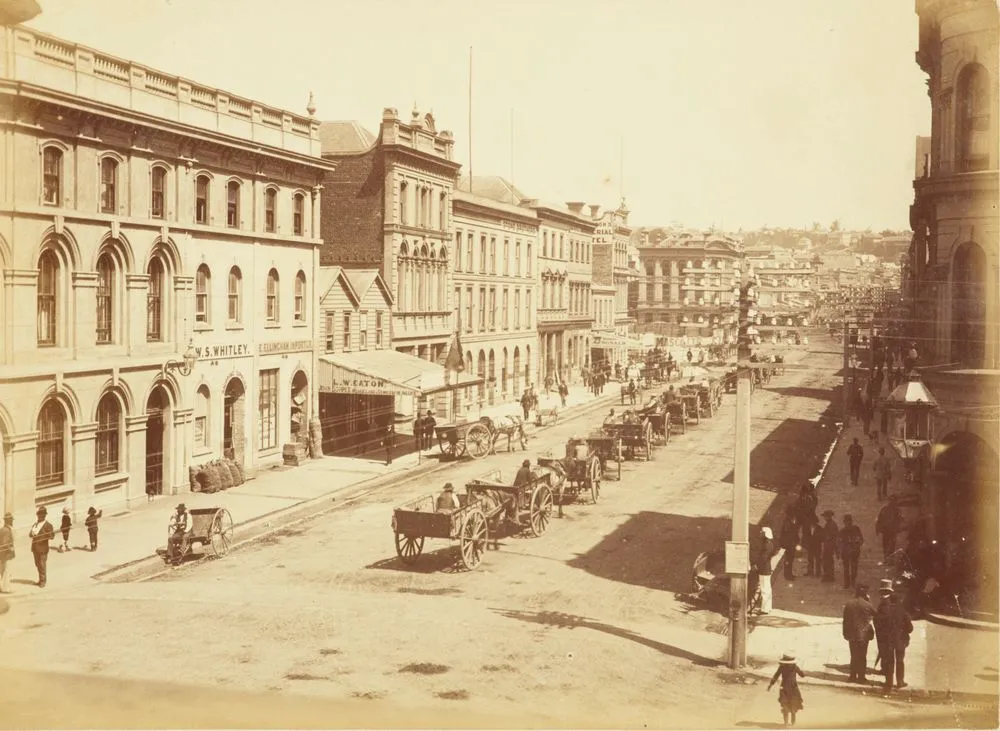 Queen Street - Auckland. From the album: N. Z. Scenery