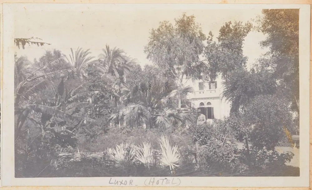 Luxor (hotel). From the album: Photograph album of Major J.M. Rose, 1st NZEF
