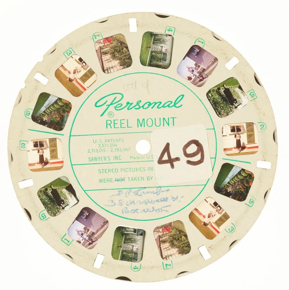 View-Master reel, [Back Lawn]