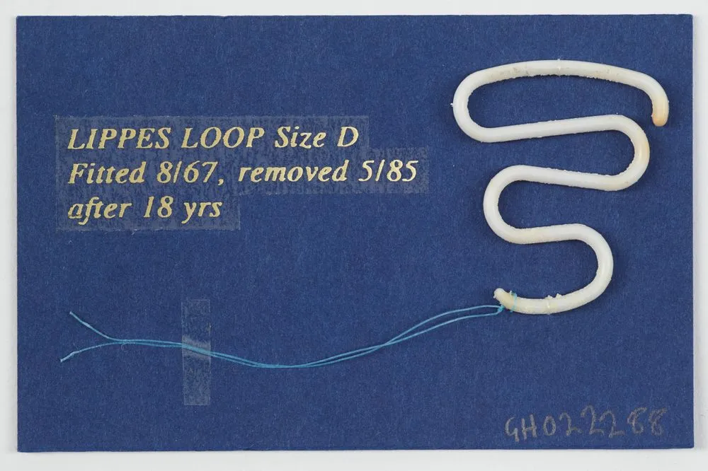 Lippes Loop intrauterine device (IUD)