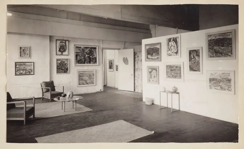The Gallery of Helen Hitchings: collection of New Zealand Contemporary Paintings for Exhibition in England and France. Private view, 7 May, 1951