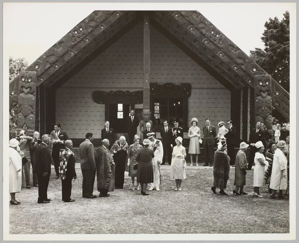 Royal Visit to Waitangi - Queen Elizabeth and Prince Philip