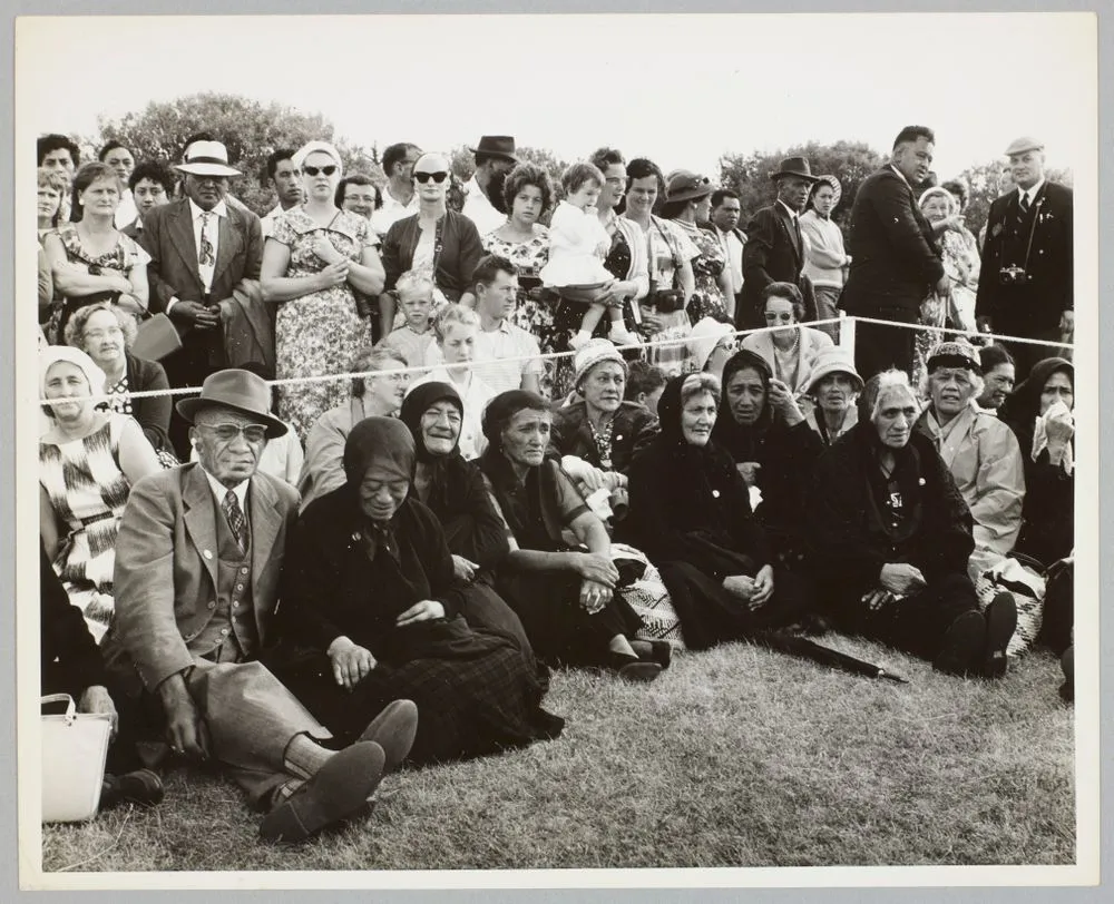 Royal Visit to Waitangi - Queen Elizabeth and Prince Philip