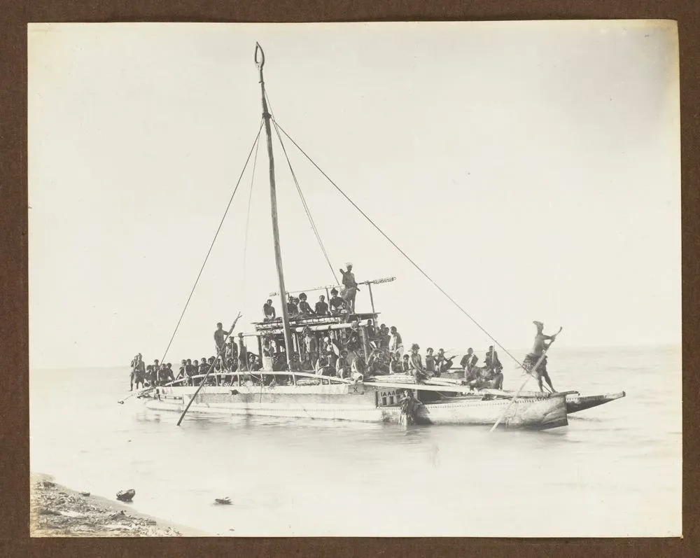 ‘alia (double hulled sailing canoe) From the album: Samoa