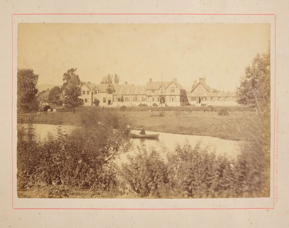 Christchurch Hospital. From the album: New Zealand Scenery, Series 1