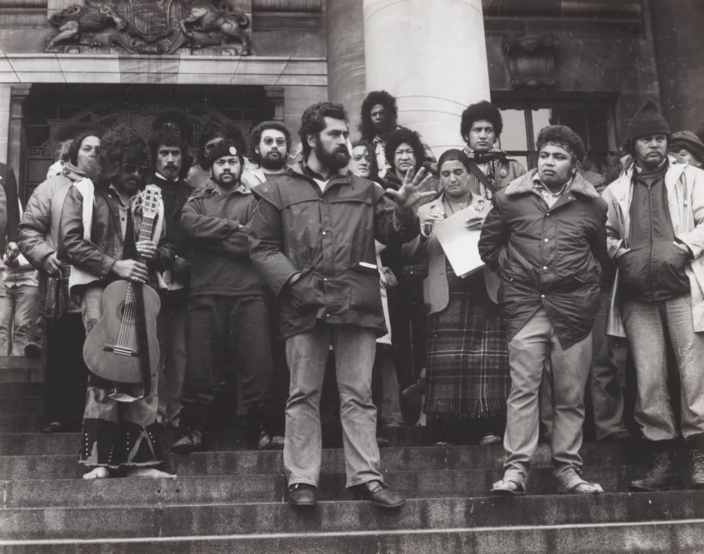 Maori Land March. Parliament.