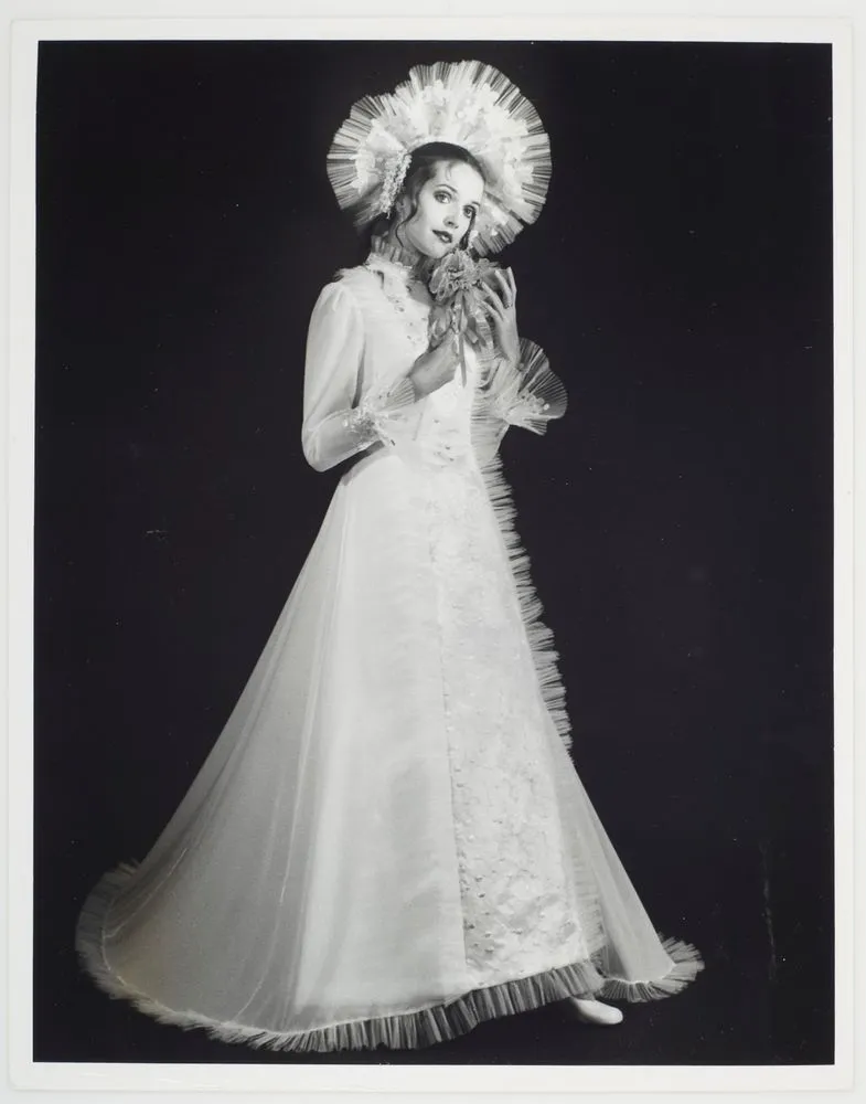 Princess line bridal gown