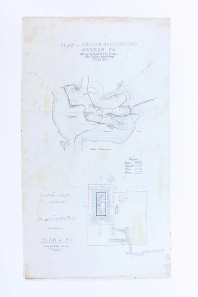 Plan of Ground surrounding Orakau Pa