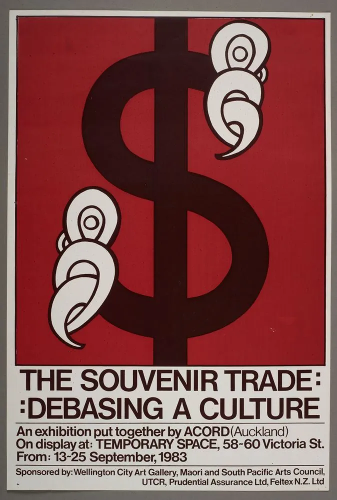 'The Souvenir Trade: Debasing a Culture' poster