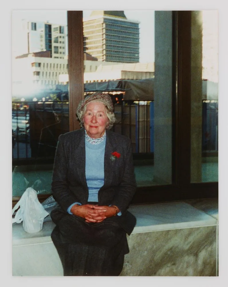 Former Land Girl at Women's Land Service reunion and anniversary marking end of Second World War