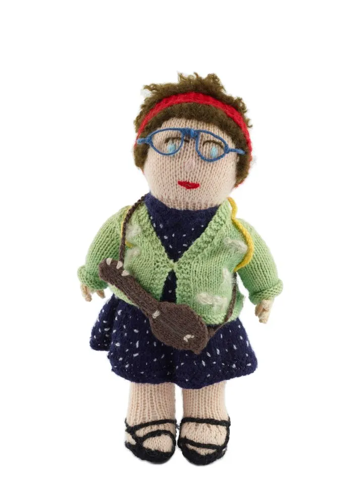 'Camp Leader' knitted doll