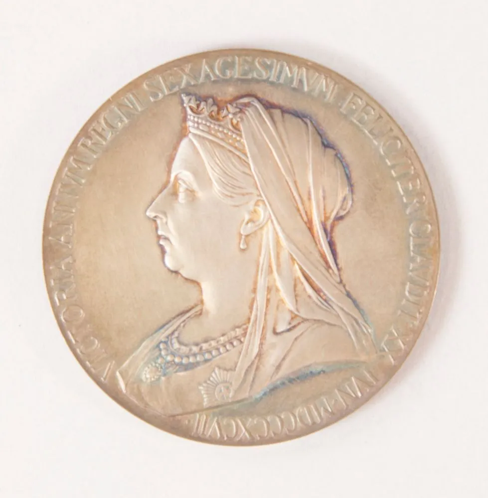 Queen Victoria Diamond Jubilee Silver Medal