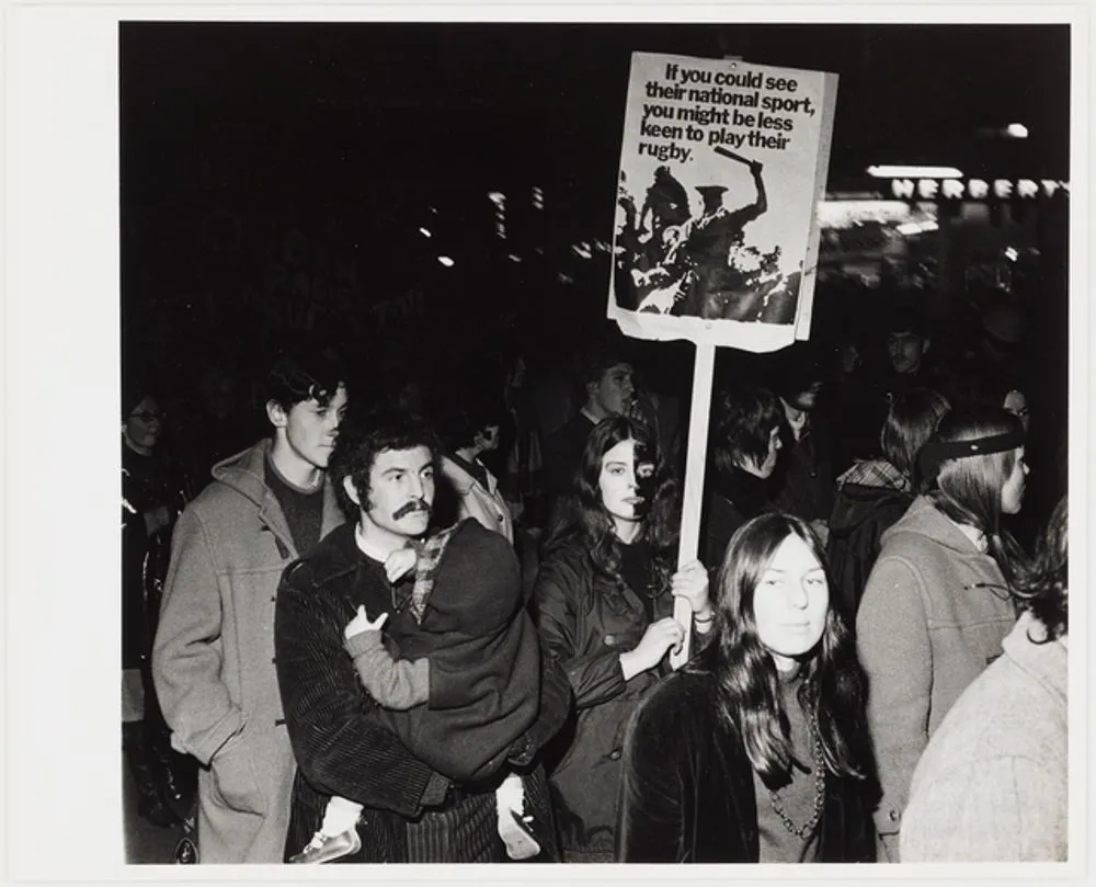 Anti Springbok tour demonstration