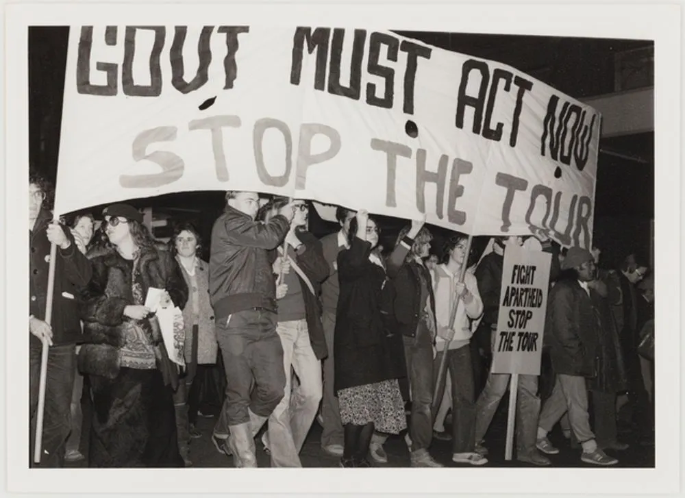 Anti Springbok tour demonstration