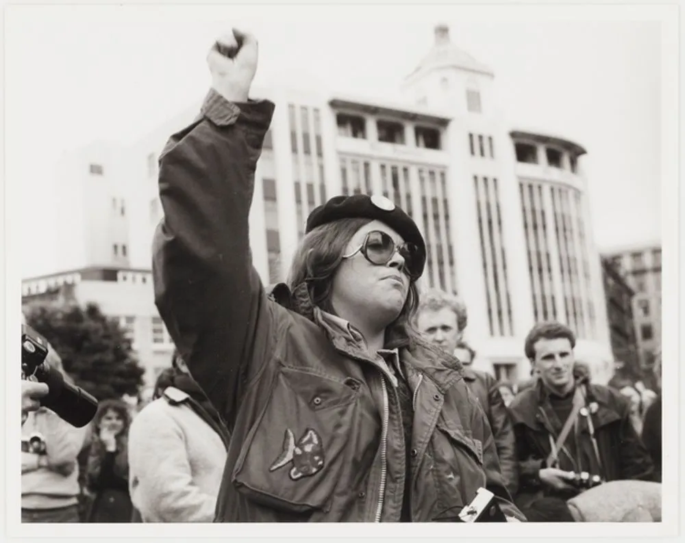 Anti Springbok tour demonstration